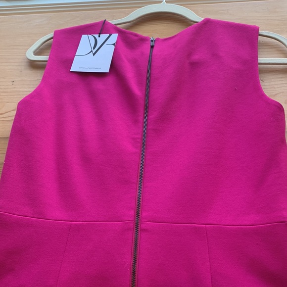 Diane Von Furstenberg Barbie Capreena Dress Hot Pink Flamingo💕 Barbicore Dress - Picture 10 of 16